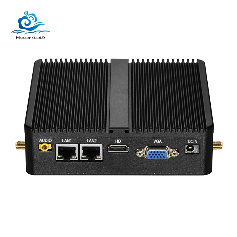 Industrial Fanless Mini PC Celeron N4100 Pentium N3520 Dual LAN 2COM HDMI WIFI Windows 10 Nettop Office computer minipc Desktop