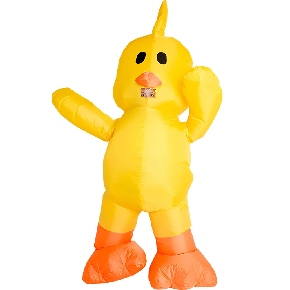 

Duck Inflatable costume Cosplay costume Funny Blow Up Suit Party costume Mascot Fancy Dress Halloween Costume for Adult Jumpsuit