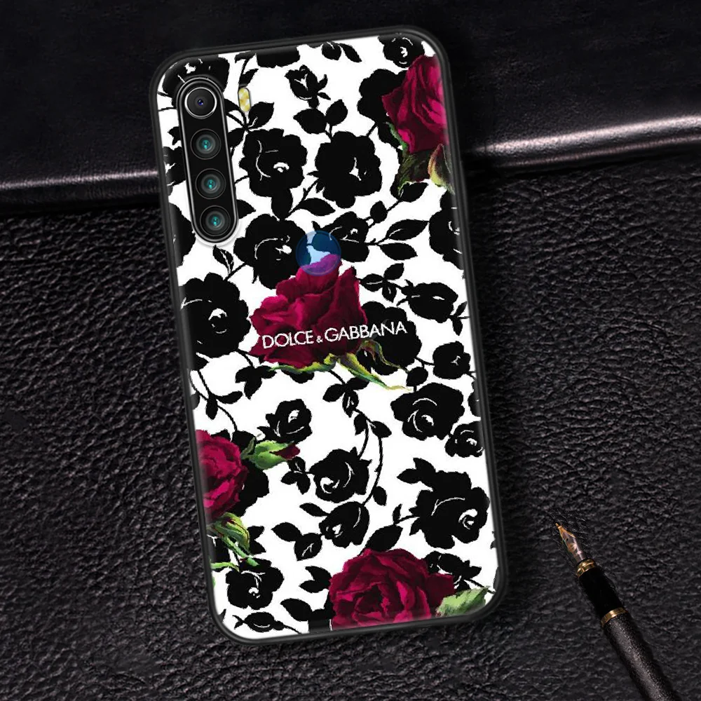 

Italian Luxury Brand D-Dolces Phone Case Cover Hull For XIAOMI Redmi 7 7A 8 8A 9 9C Note 6 7 8 9 9S K20 Pro K30 black Shell