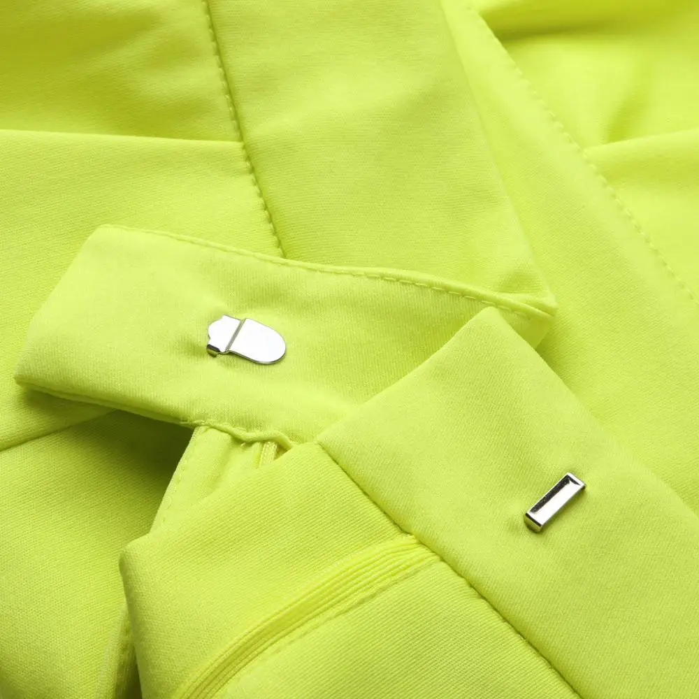 

Lady Neon Green Set Women Solid Off the Shoulder Crop Top and Wide Leg Pants 2020 Sexy Summer Two Piece Outfits