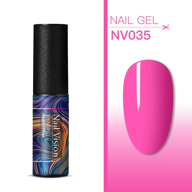 Nail Vision набор однотонных гелей для ногтей 176 цветов УФ-Гель-лак 5 мл полуперманентный лак для маникюра - Цвет: HHS06630