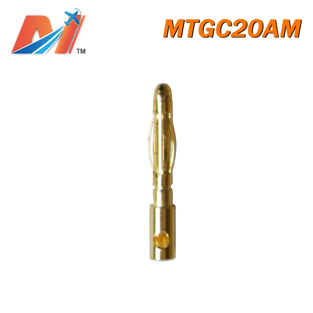 Распродажа золотой штекер соединителя Maytech (1 шт.) 2 мм|Силовая установка| |