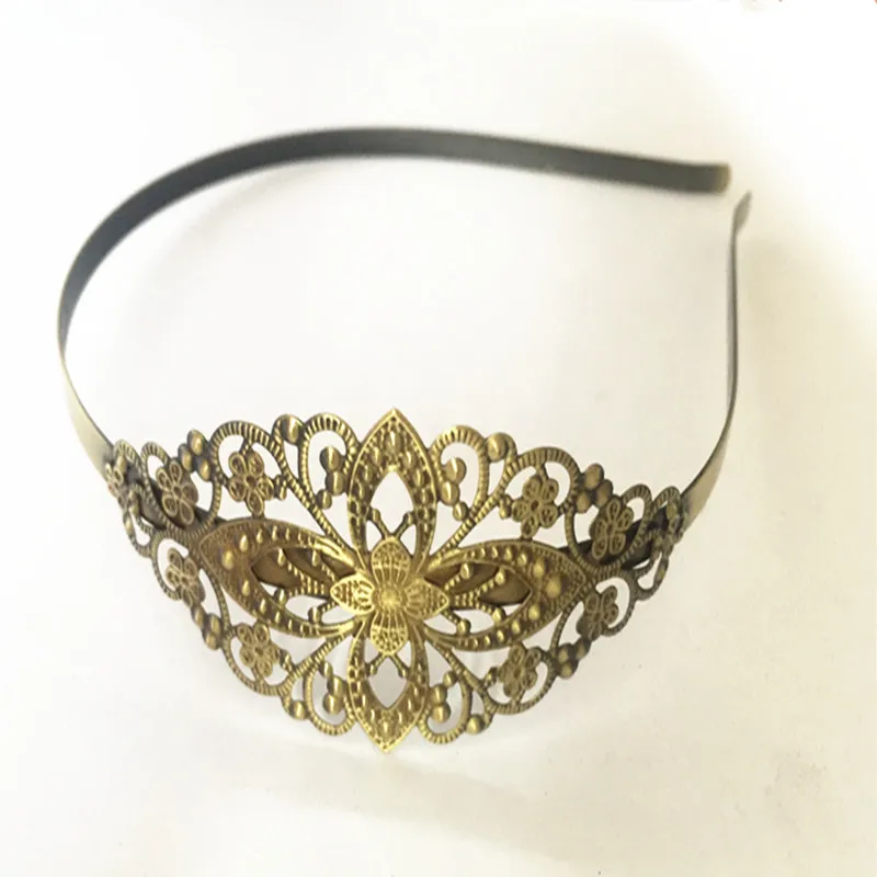 antqiue bronze Headbands / hairbands with a filigree wrap base accessories pendant 2Pcs/Lot | Украшения и аксессуары