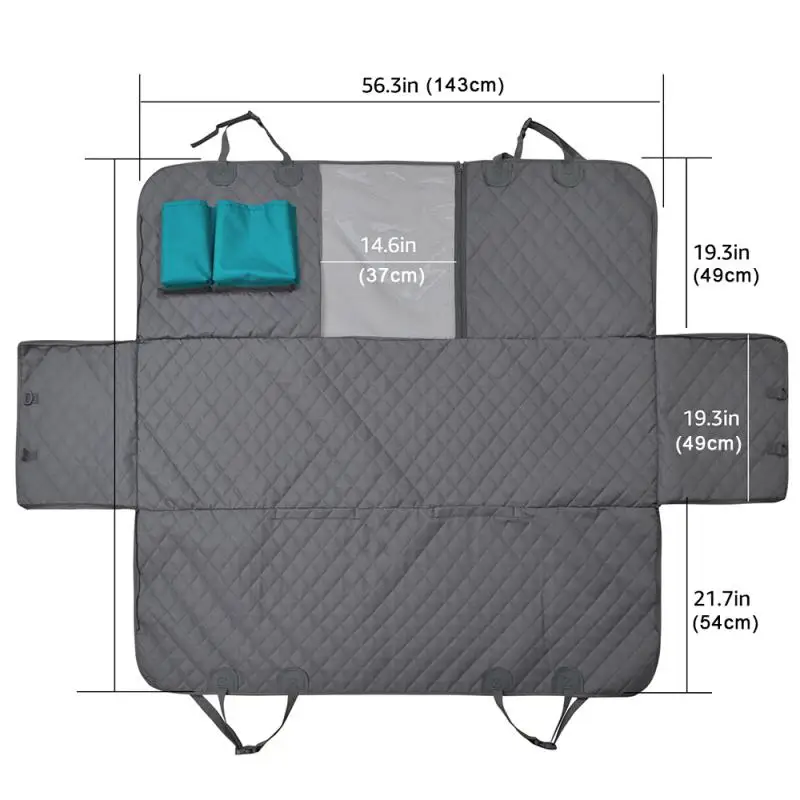 

2021 Dog Car Seat Cover Waterproof Pet Transport Dog Carrier Car Backseat Protector Mat Car Hammock For Small Large Dogs