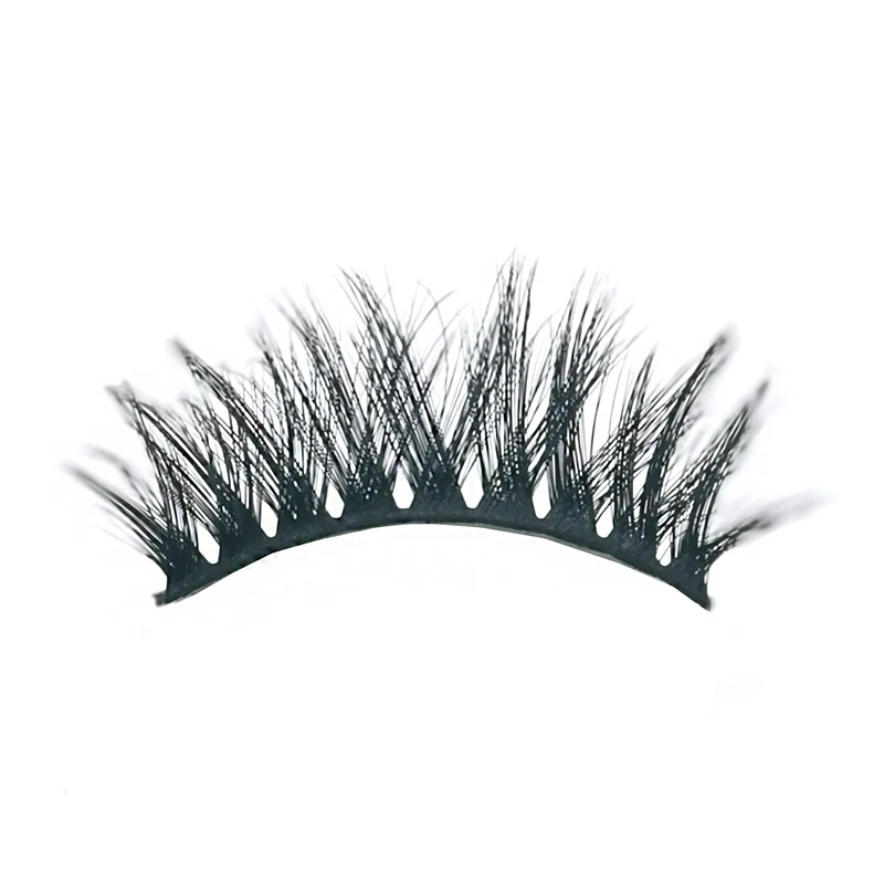 Новые 3 пары натуральных/толстых накладных ресниц с самоклеющейся жидкостью