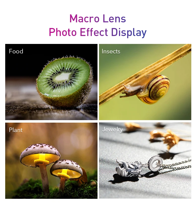 Набор объективов APEXEL для камеры телефона HD 4 в 1 монокулярный телескоп с