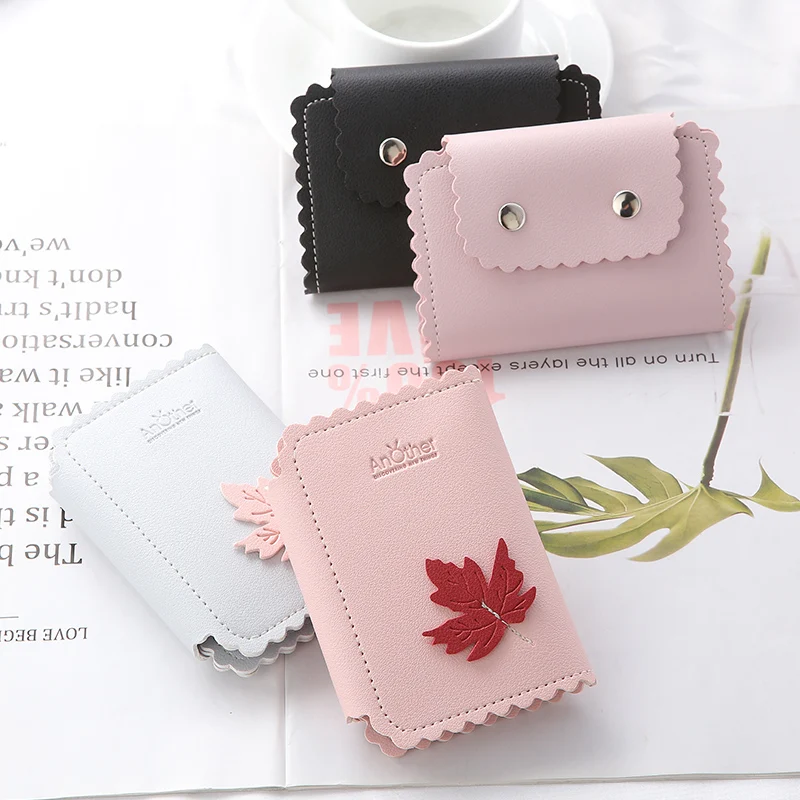 2019 модный простой лист дизайн держатель ключа кошелечного типа Женский