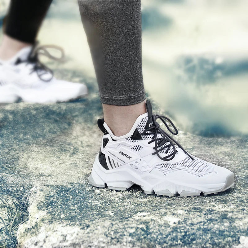 

Rax Women Hiking Shoes Breathable Outdoor Sports Sneakers for Women Lightweight Mountain Shoes 2019 SS New Style Tourism Shoes