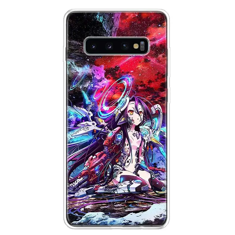 No Game No Life Anime Phone Case Cover For Samsung Galaxy S10 S20 S22 S21 FE Ultra S10E S9 S8 Plus + S7 Edge J4 Lite Coque images - 6
