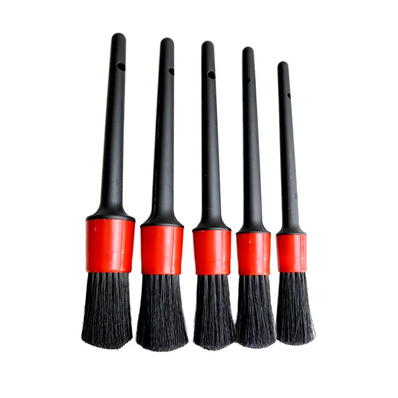 

5PCS/1PCS Auto Detailing Cleaning Brush Set Car Cleaning Tool Kit Soft Bristle Brushes for Interior Dashboard Wheel Rims