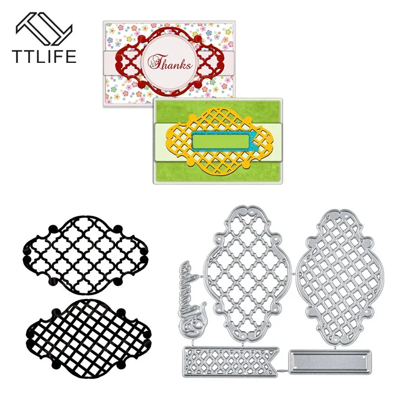 TTLIFE неправильная рамка металлические режущие штампы для DIY скрапбукинга