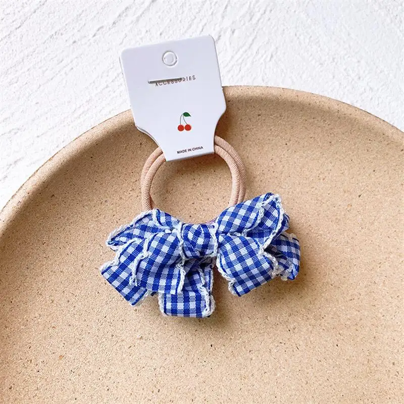 1 пара Детские эластичные повязки на голову в клетку| |