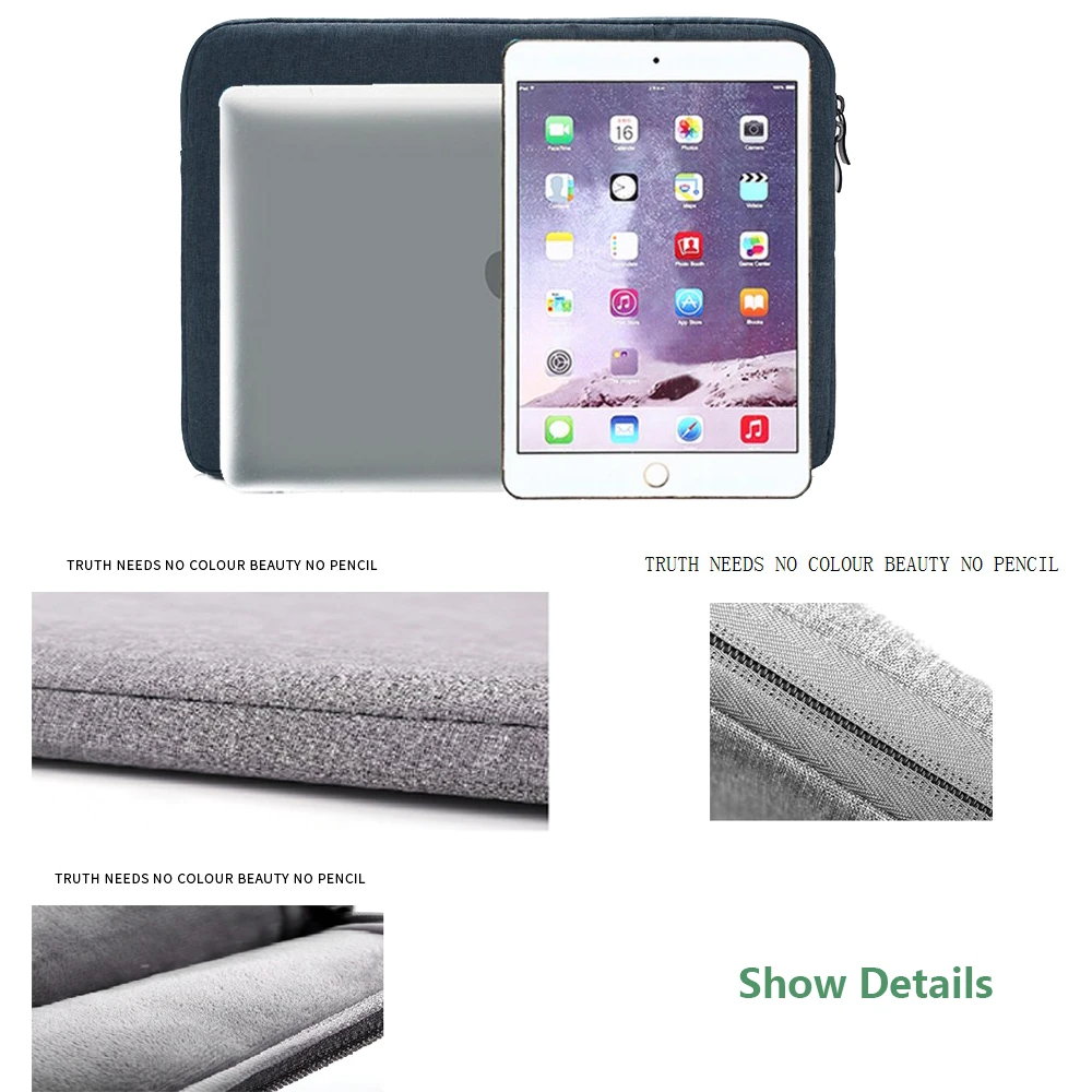 laptop bag sleeve for 11 12 13 3 14 15 6 17 3 inch computer case for macbook air 13 case xiaomi lenovo dell asus waterproof bag free global shipping