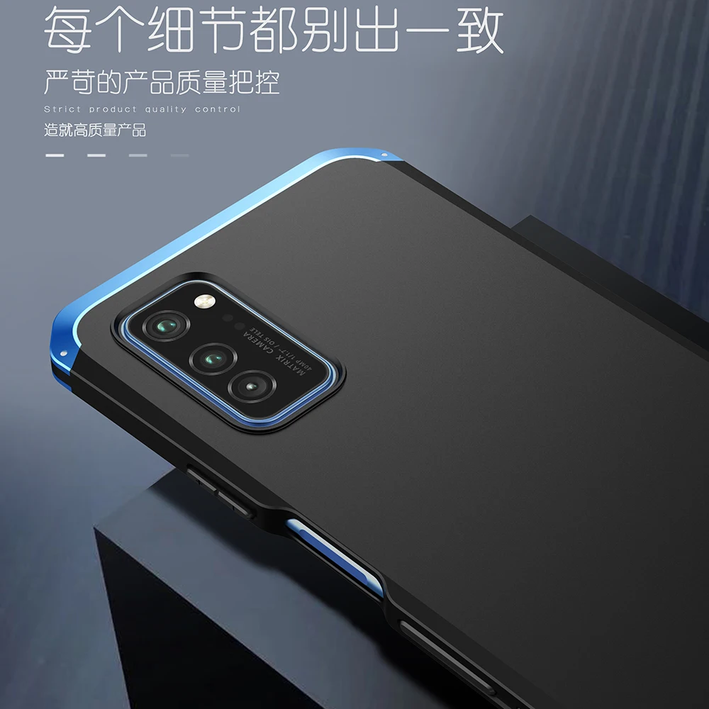 Противоударная металлическая рамка пластиковая задняя пластина для Huawei Honor V30