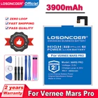 Аккумулятор LOSONCOER 3900 мАч для Vernee Mars Pro мобильный телефон аккумулятор + Бесплатные инструменты
