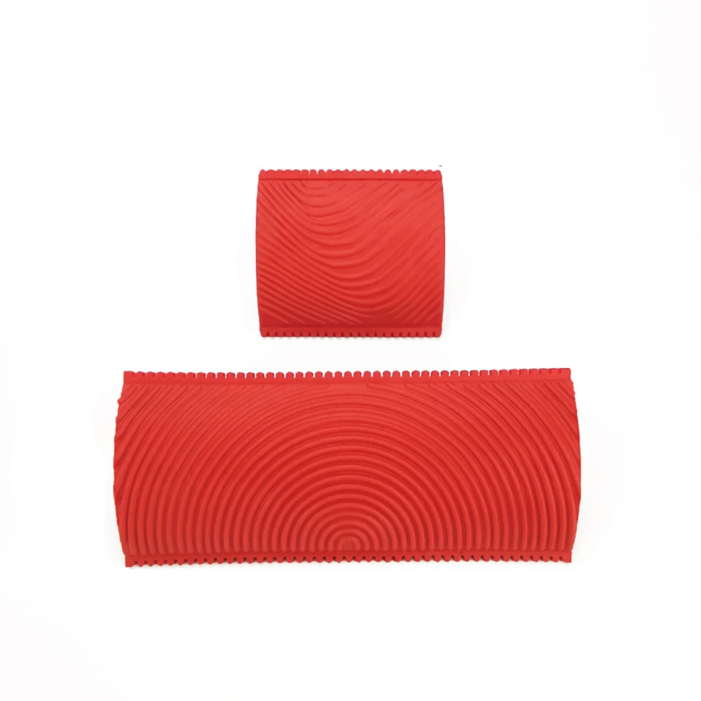 

Roller Brush Art Embossing DIY Brushing 2pcs Rubber Durable Home Decoration Wall Treatment Imitation Wood Grain Tools