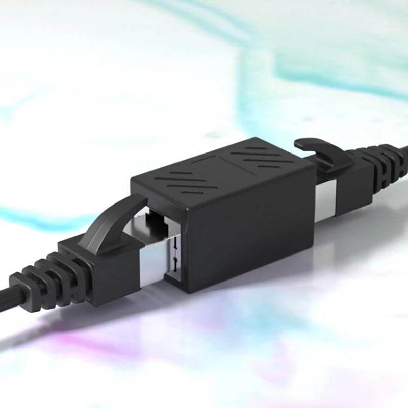 Соединительный адаптер RJ45 1 шт. для Cat7/6/5E 8P8C Сетевой удлинитель кабеля