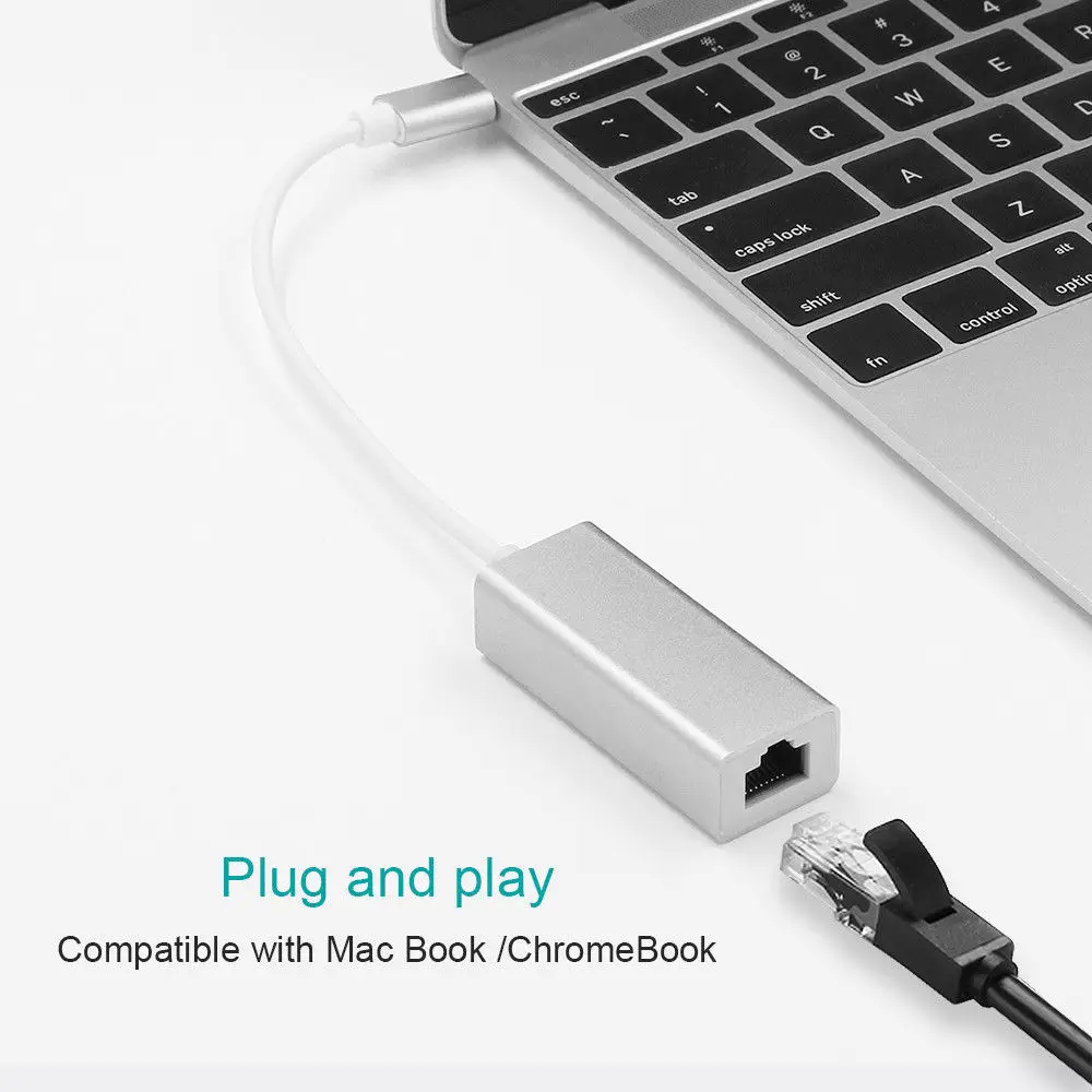 USB C Тип RJ45 Ethernet Lan сетевой адаптер 10/100 Мбит/с на Тетрадь ноутбук планшет телефон