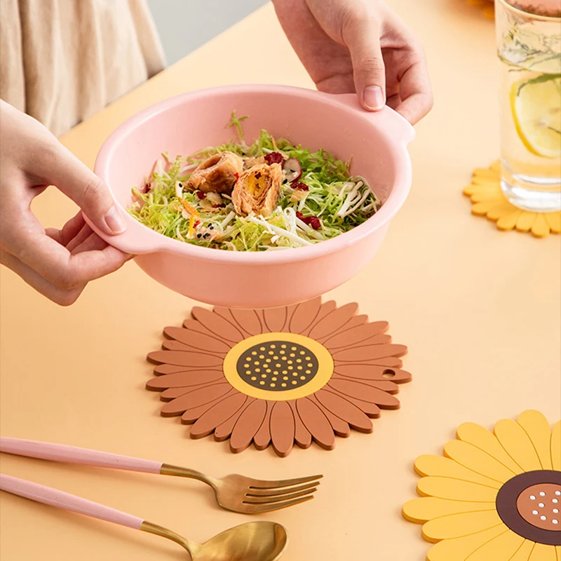 Чашка с подсолнухом держатель подставки защитой от ожогов под чашки