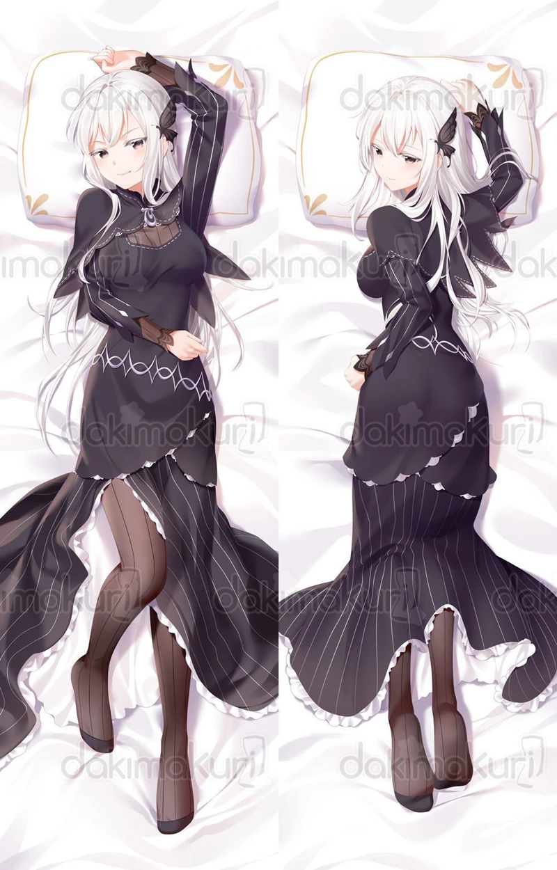 Двусторонняя Подушка для тела Dakimakura Anime Echidna(Re:ZERO) | Дом и сад