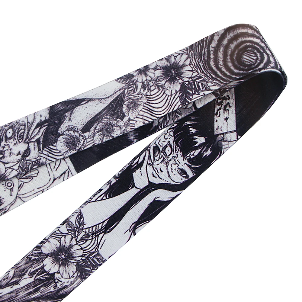 

HJ15 Horror Comics Mobile Phone Belt Keychain Cheetah Badge Camera USB Keychain Lanyard Neck Strap