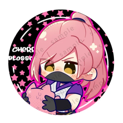 

Anime SK EIGHT SK8 the Infinity Langa MIYA Cherry blossom Metal Badge Brooch Pin Toys Souvenir Buttons Cospaly Collection Gifts