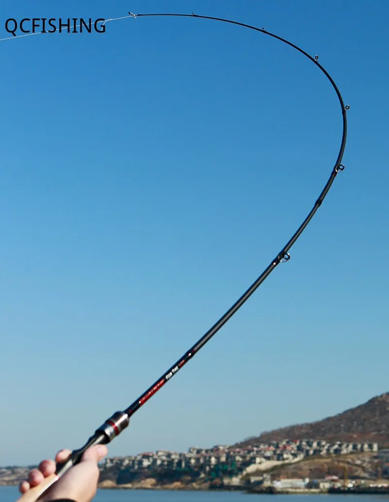 

3 Sec Casting Spinning Lure Fishing Rod 2 Tips ML/M Power Pure Carbon Rod Spinning Casting Fishing Tackle 2021 New