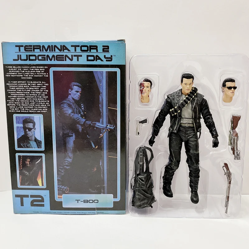 Original Terminator 2 T-800 Variant Figure Variable PVC Action Model Toy Doll Gift | Игрушки и хобби