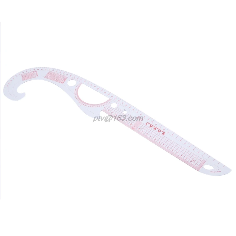 Multi-function Curved Metric Ruler 52cm for Making Tailor Sewing Tool Plastic | Дом и сад