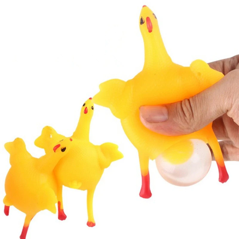 

Single Sale Novelty Gag Squishy Toy Egg Yolk Anti Stress Reliever Creative Gift Yellow Egg Vomit Joke Ball Squeeze Funny Toys