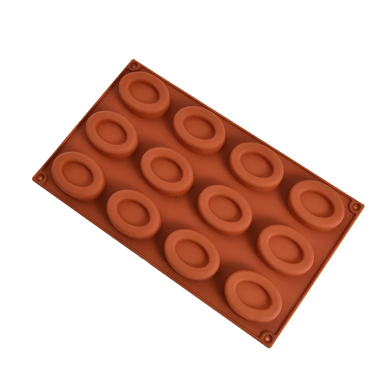 Кухонная форма для торта с 12 ячейками маффинов капкейков сделай сам силиконовое