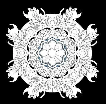 Волшебная Мандала звезды книжка раскраска для детей взрослых снятие стресса