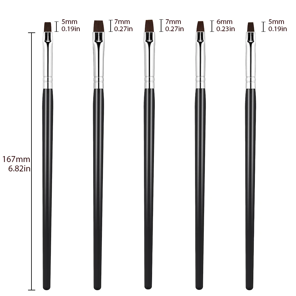 

15 pieces/set of gradient nail polish gel brush painting drawings professional manicure nail brush nail polish gel brush
