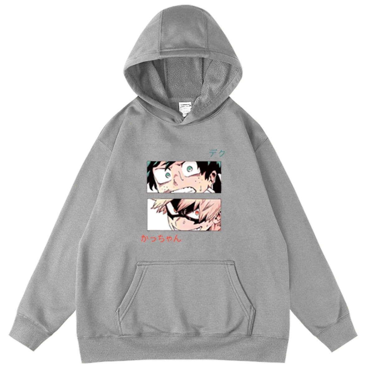 

My Hero Academia Men Oversized Hoodies Teen Fun Pullovers Hooded Sweatshirts Fleece Long Sleeve Hot Anime Hoodie Men Tops