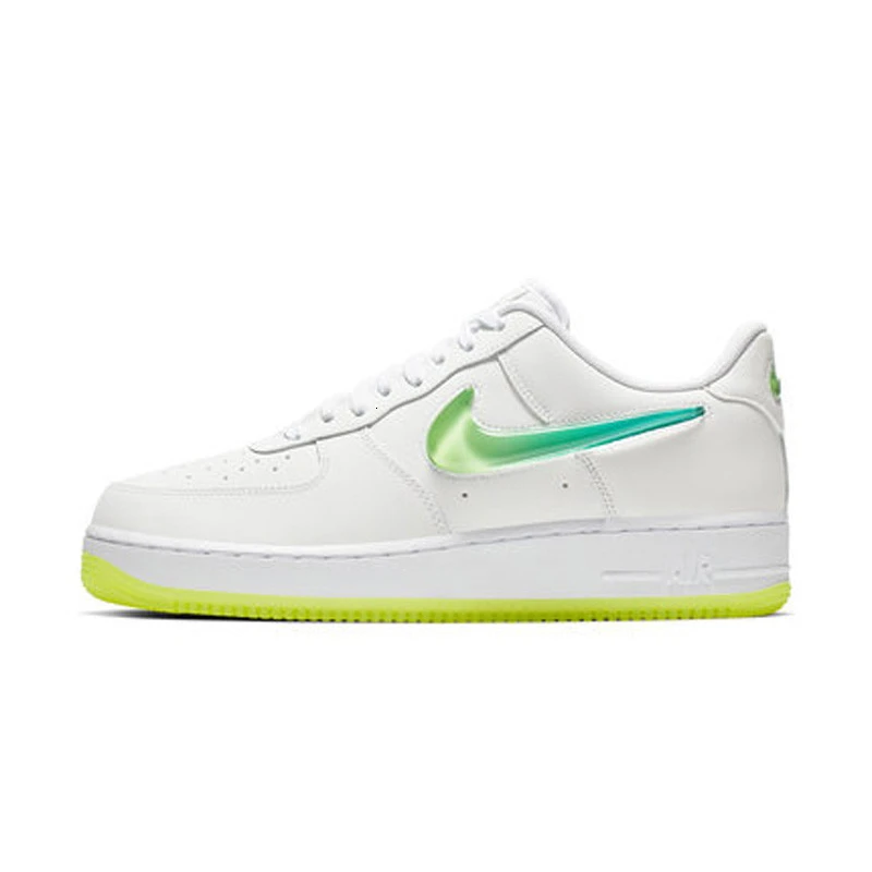 AT4143-100 Nike Air Force 1 '07 Just Do It AF1 Новое поступление дышащая мужская обувь для скейтбординга низкие удобные кроссовки для мужчин# AR7719-100 - Цвет: AT4143-100