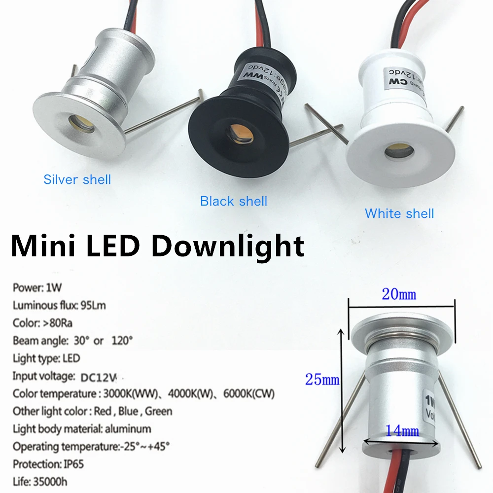 Светодиодный мини-Светильник направленного света маленький Точечный светильник