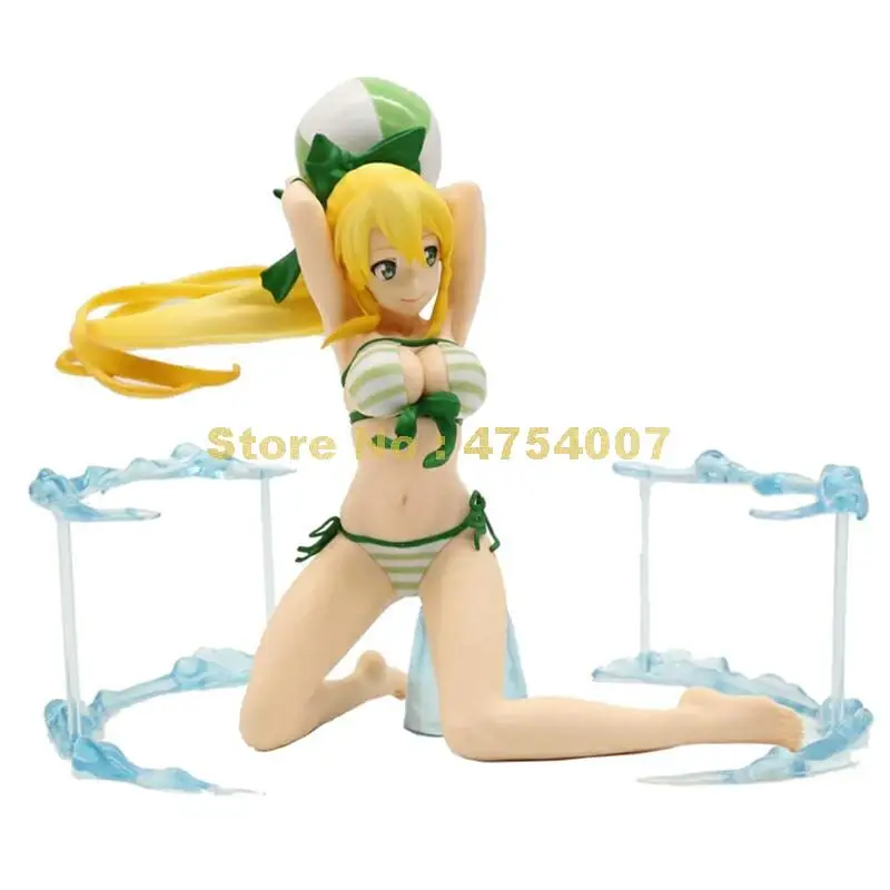 Аниме меч искусство онлайн ало Фея листья сексуальный купальник бикини ПВХ экшн