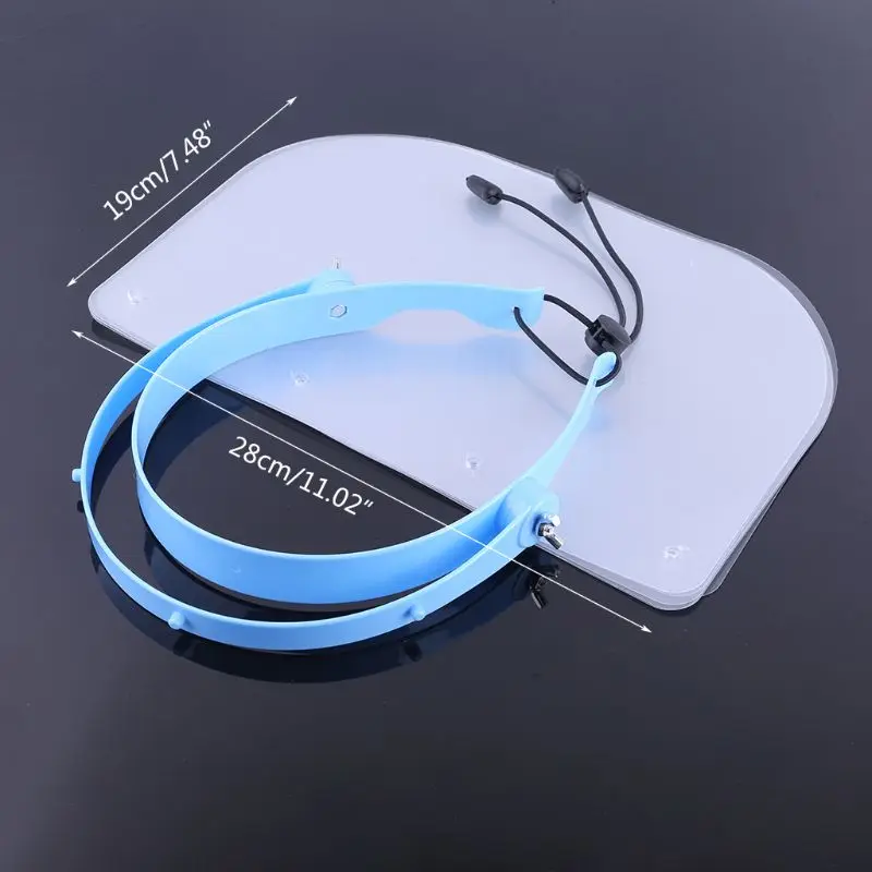 

10 Pcs Full Face Cover Mask Multipurpose Removable Protective Anti-saliva Anti Splash Dust-proof Reusable Frame Visor Shield