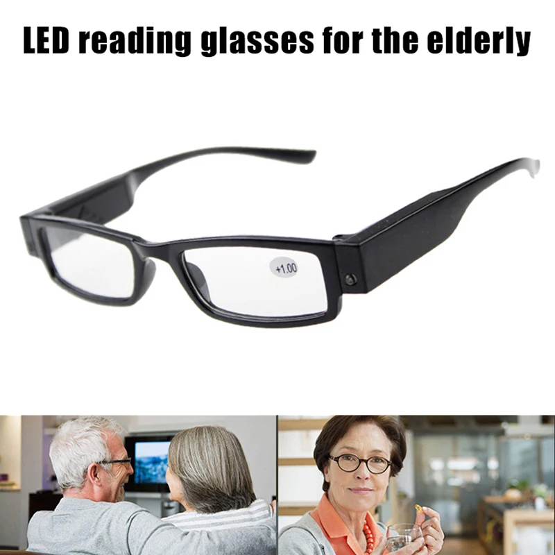Светодиодные увеличительные очки для чтения с подсветкой лупа LHB99 
