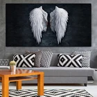Плакат на холсте с крыльями ангела, художественные плакаты и принты, настенные картины