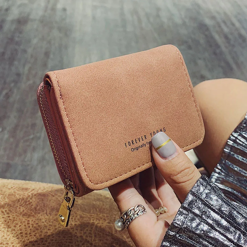 Кошелек женский из искусственной кожи на молнии с отделением для монет несколько