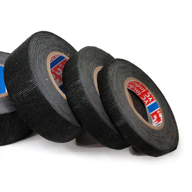 

15m Electrical Insulation Tape 9/15/20/25/30/40 Width Heat-resistant Looms Wiring Harness Tape PET Bundle Flame Retardant Tape