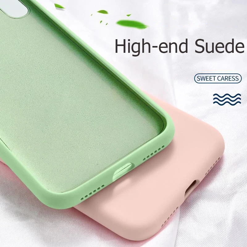 Чехол для Huawei P40 Lite мягкая Жидкая силиконовая резина чехол телефона бампер P 40 Pro -