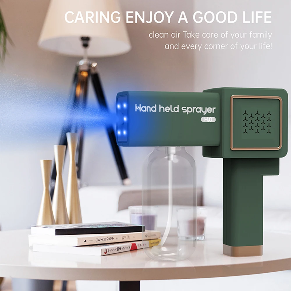 350 мл беспроводной электрический дезинфицирующий опрыскиватель синий