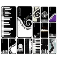 toplbpcs music piano keyboard phone case for huawei y6 2018 y7prime2019 funda case for y8p y9 2019 capa
