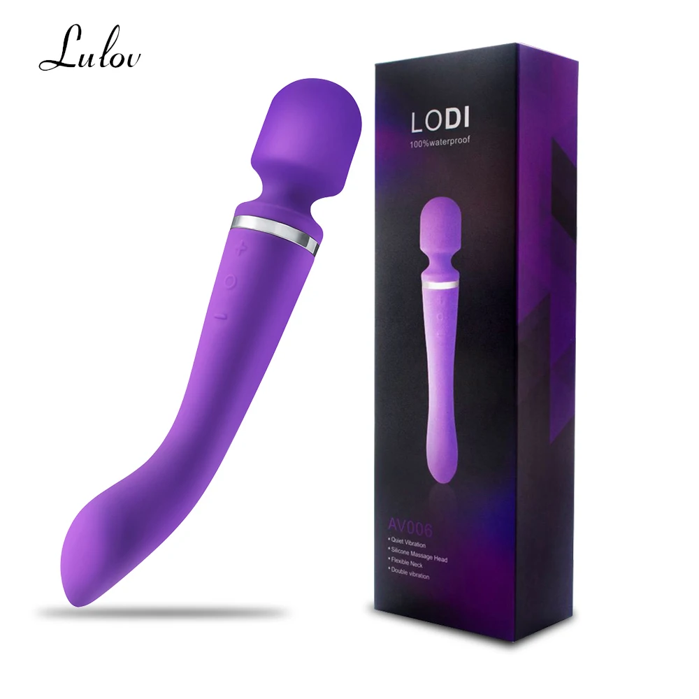 Мощный вибратор AV Magic Wand 20 скоростей фаллоимитаторы интимные игрушки для женщин