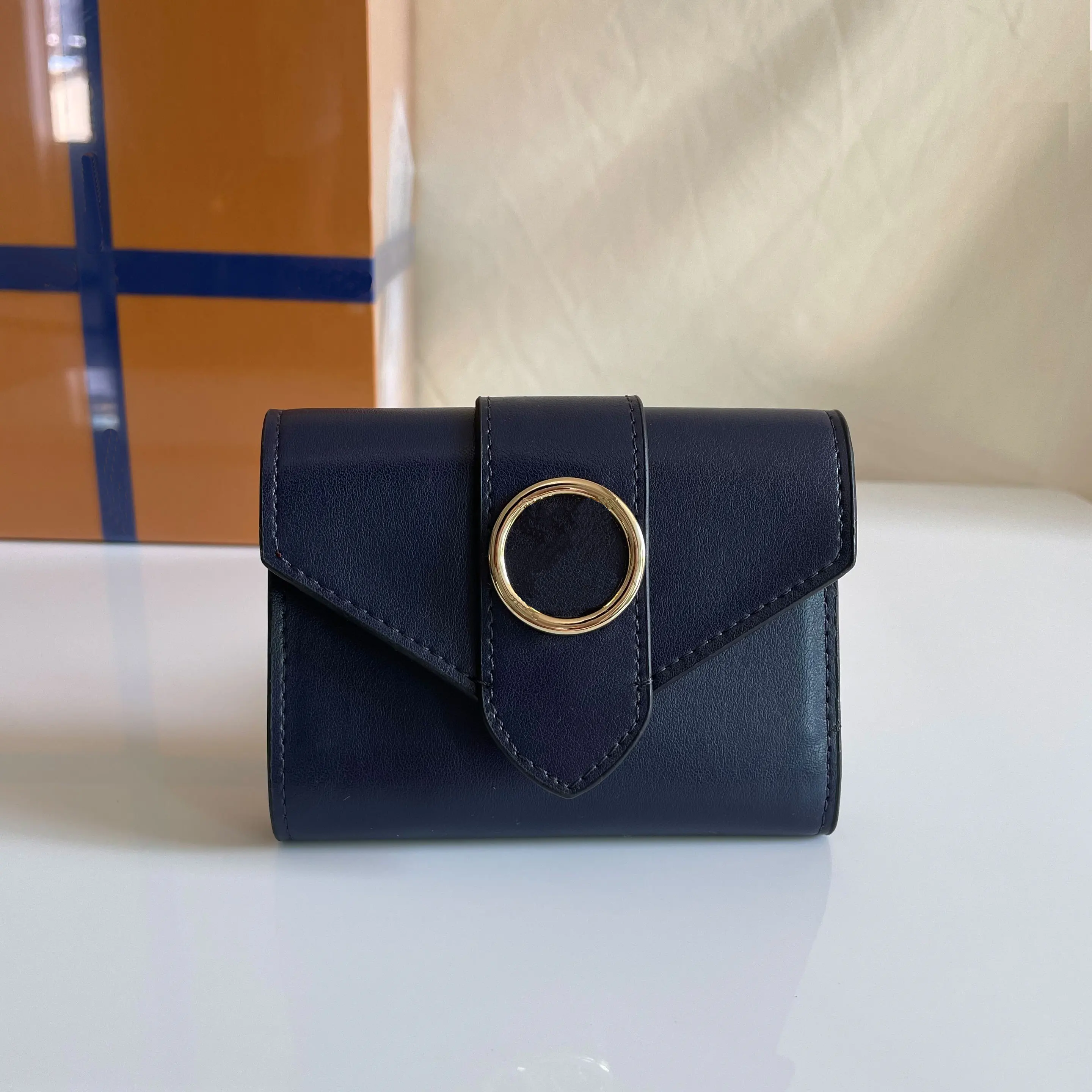 

Top Quality Luxury Brand Designer 2021 Women's Wallet Coin Purse Clutch Genuine Leather Business Small Card Holder Free Shipping