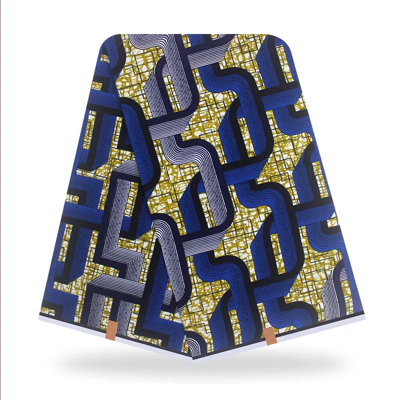 Высококачественная африканская ткань из 100% хлопка для свадебного платья с