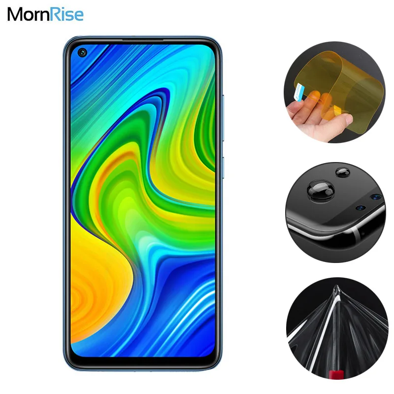 Гидрогелевая пленка с полным покрытием для Xiaomi Redmi Note 9 10 Pro защитная экрана