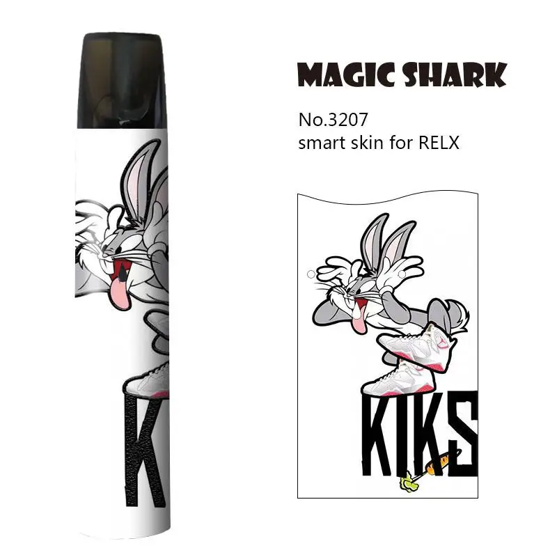 Набор наклеек Magic Shark Bumpy для Relx чехол из ПВХ пленка вейпа | Мобильные телефоны и
